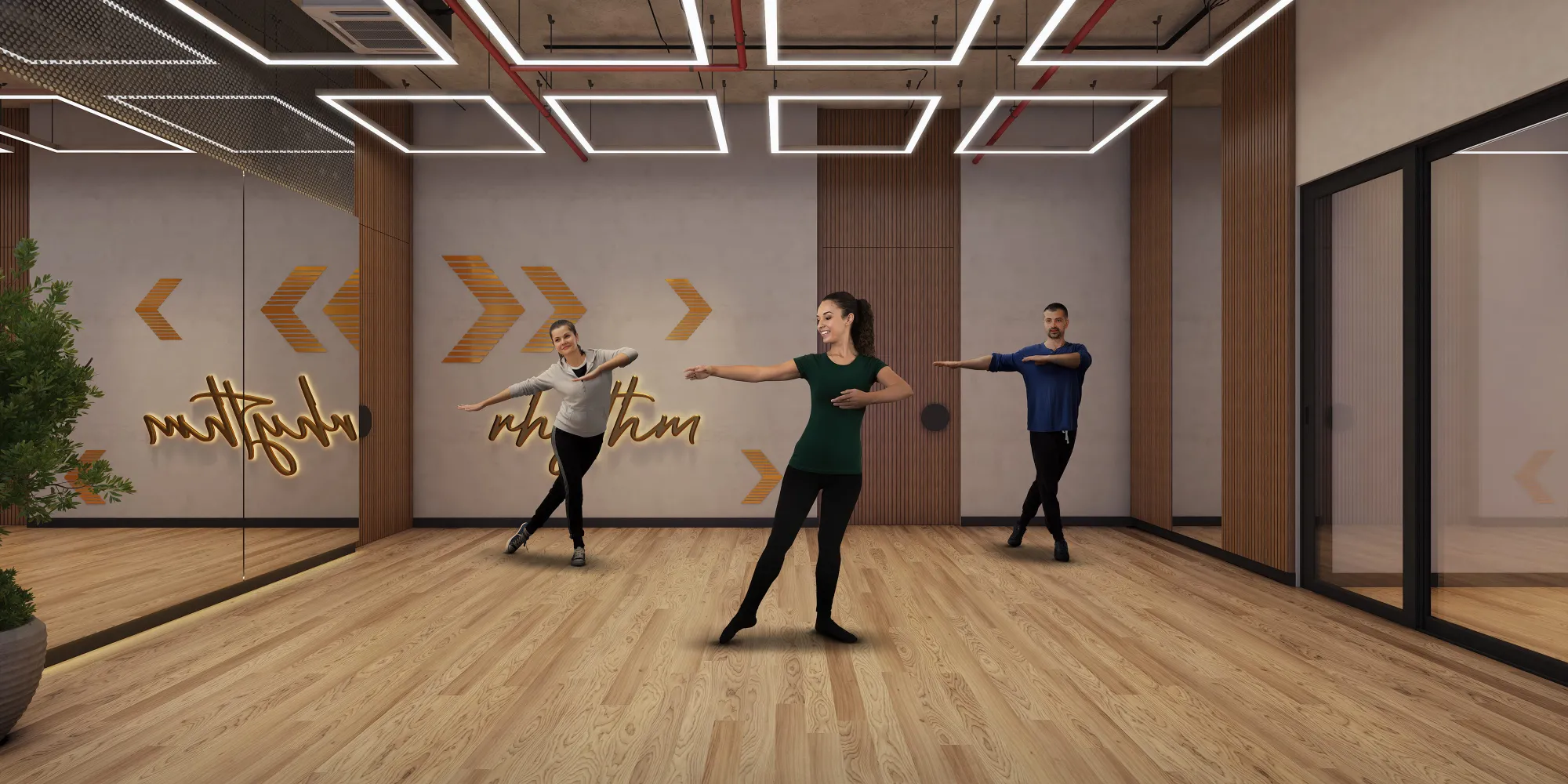 Zumba Dance Room